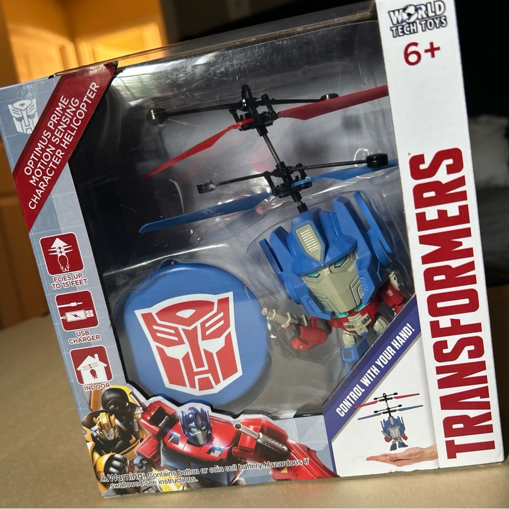 Transformers Optimus Prime Helicopter Toy